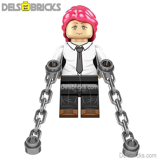 Makima from Chainsaw Man Lego Minifigures Anime toys - DelsBricks MinifiguresMinifiguresDelsBricks MinifiguresDelsbricks