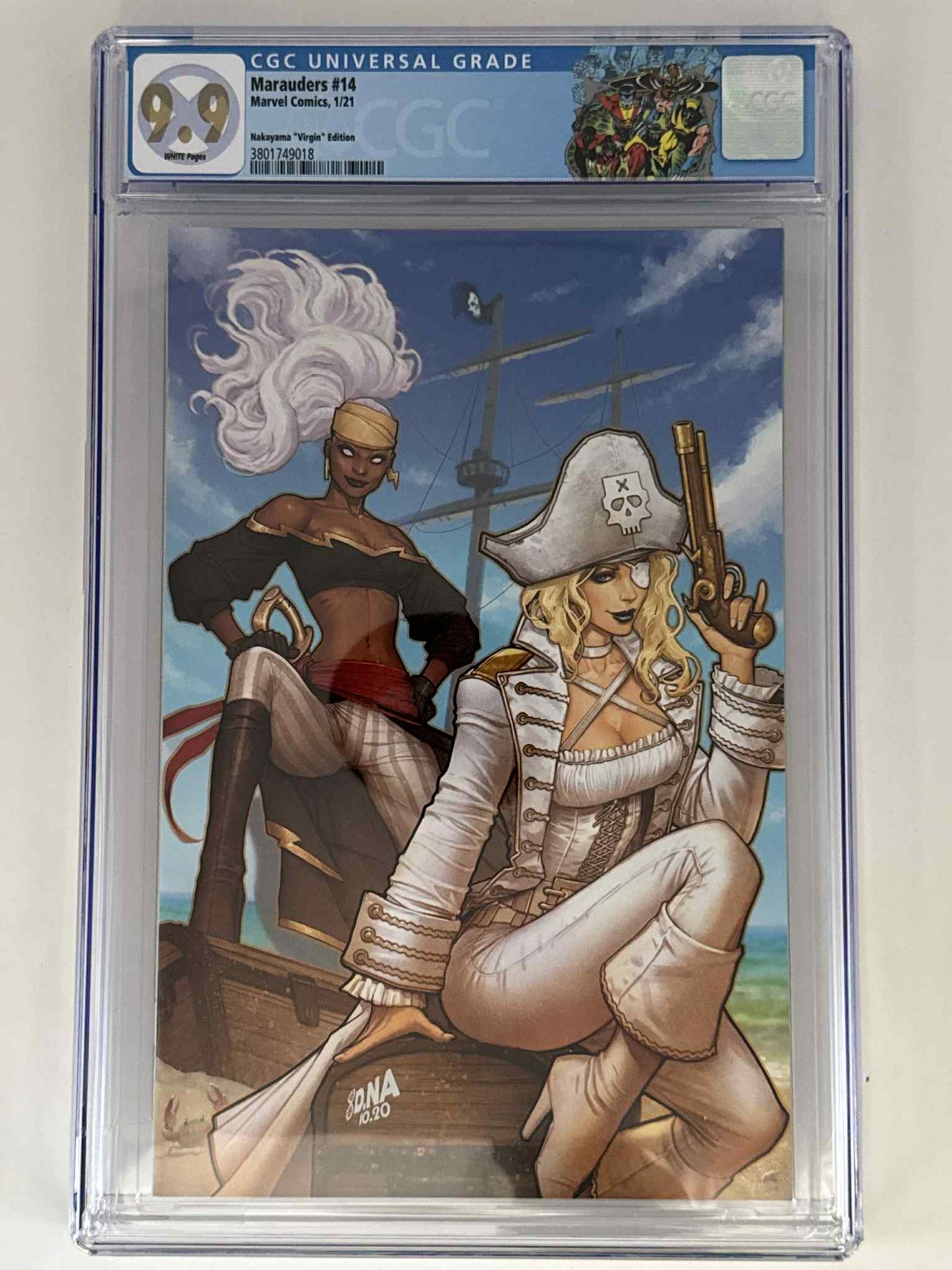 Marauders 14 CGC 9.9 Blue Label Nakayama Exclusive Virgin Var - DelsBricks Toys & CollectiblesCOMIC BOOKDelsBricks Toys & CollectiblesUnknown Comic Books