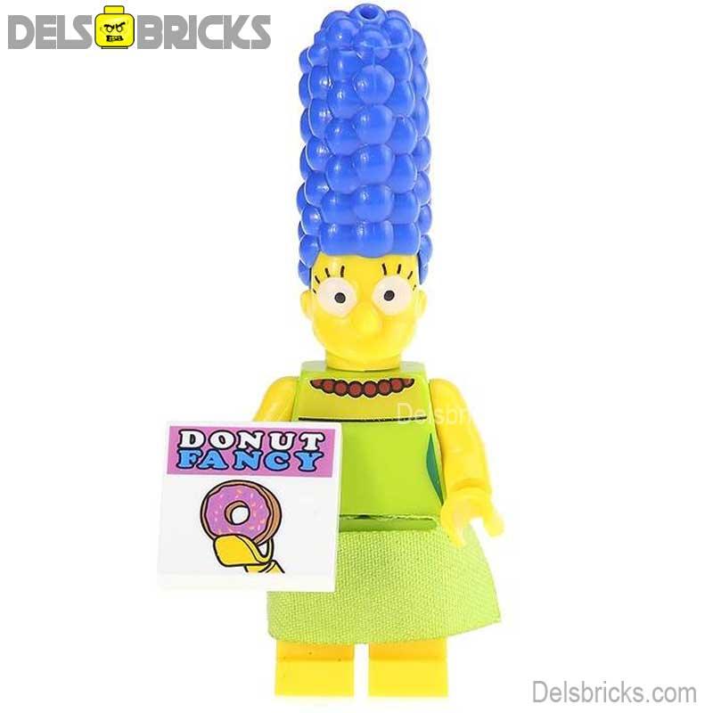 Marge Simpson | The Simpsons Lego Minifigures Custom toys - DelsBricks MinifiguresMinifiguresDelsBricks MinifiguresDelsbricks