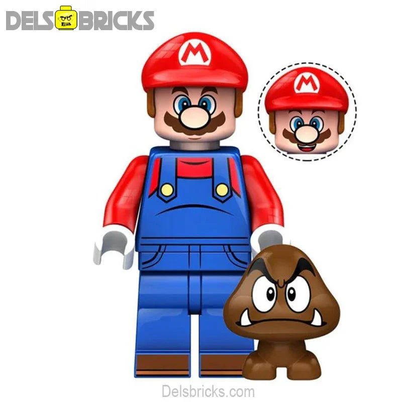 Mario Brothers from Super Mario Lego Minifigures - DelsBricks MinifiguresMinifiguresDelsBricks MinifiguresDelsbricks