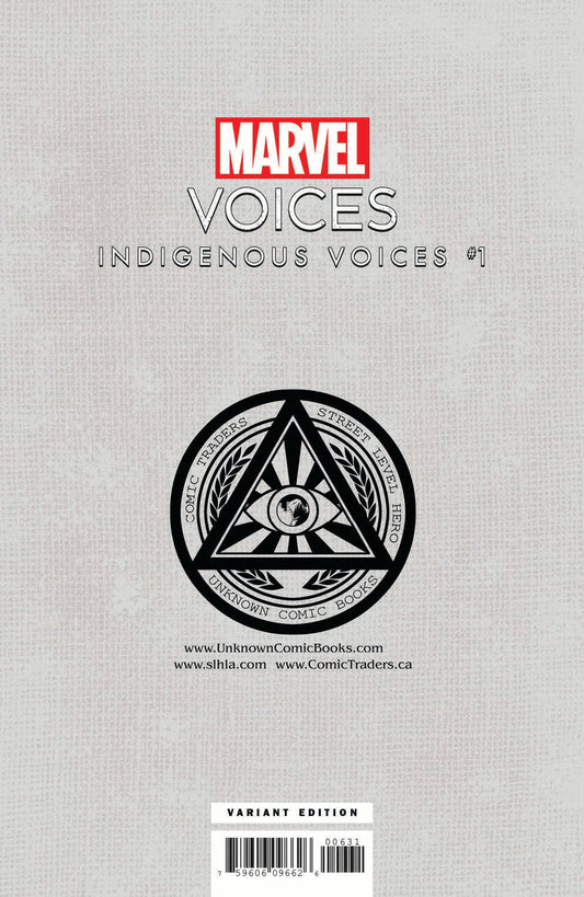 Marvels Voices Indigenous Voices 1 Unknown Comic David Mack Exclusive Virgin Var (11/25/2020) - DelsBricks Toys & CollectiblesCOMIC BOOK EXCLUSIVEDelsBricks Toys & CollectiblesUnknown Comic Books