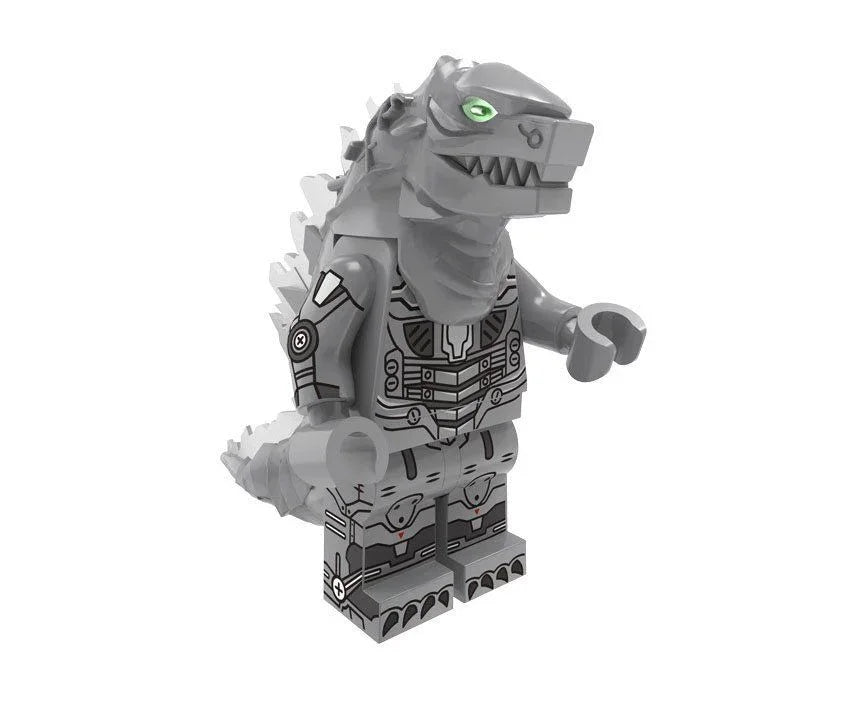MechaGodzilla kaiju lego Minifigures Custom horror Toys - DelsBricks MinifiguresLego Horror MinifiguresDelsBricks MinifiguresDelsbricks.com