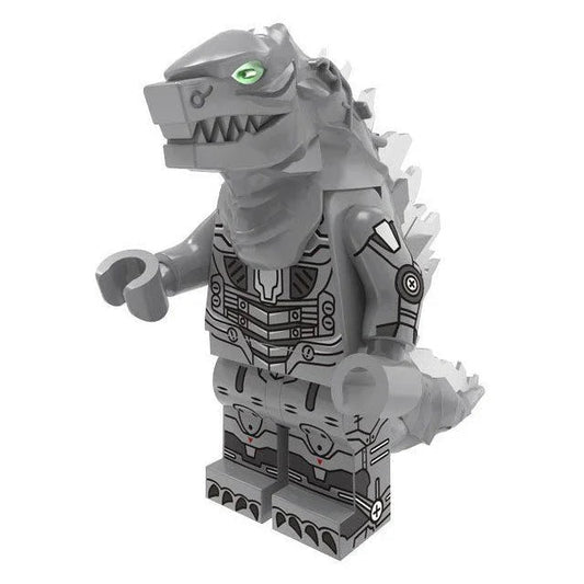 MechaGodzilla kaiju lego Minifigures Custom horror Toys - DelsBricks MinifiguresLego Horror MinifiguresDelsBricks MinifiguresDelsbricks.com