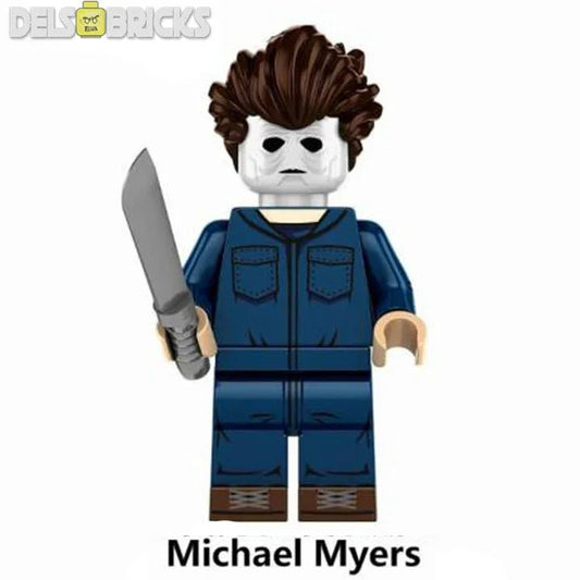 Michael Myers Halloween Lego Minifigures Custom Horror Toys - DelsBricks MinifiguresMinifiguresDelsBricks MinifiguresDelsbricks