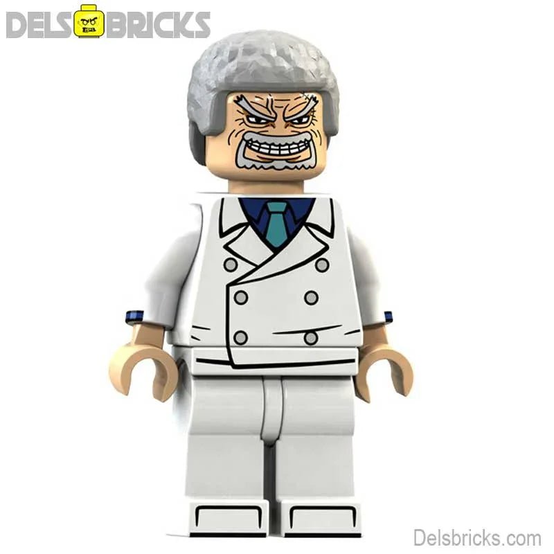 Monkey D. Garp ONE PIECE Anime Lego Minifigures custom toys - DelsBricks MinifiguresMinifiguresDelsBricks MinifiguresDelsbricks