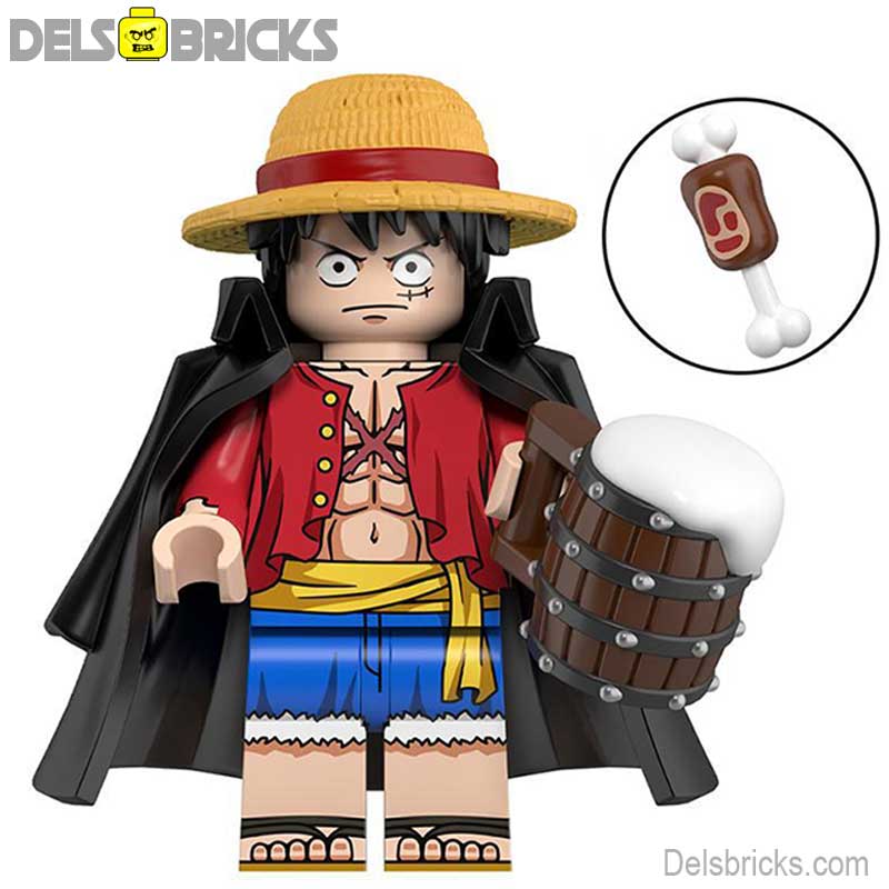 Monkey D Luffy from One Piece Lego Anime Minifigures Custom Toys 18 - DelsBricks MinifiguresMinifiguresDelsBricks MinifiguresDelsbricks