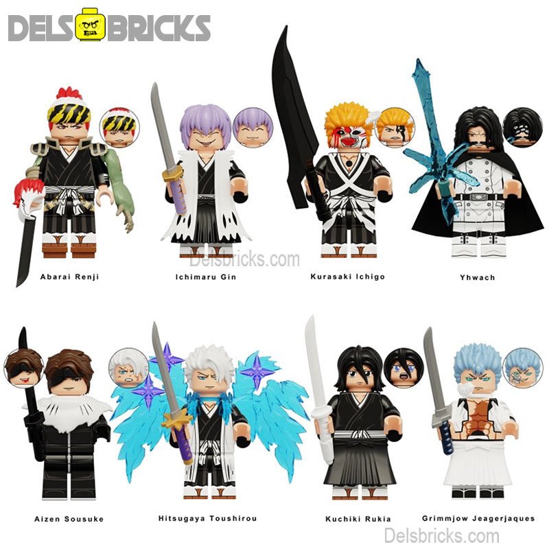 Naruto set of 8 Lego Anime Minifigures Custom Toys S6 - DelsBricks MinifiguresMinifiguresDelsBricks MinifiguresDelsbricks