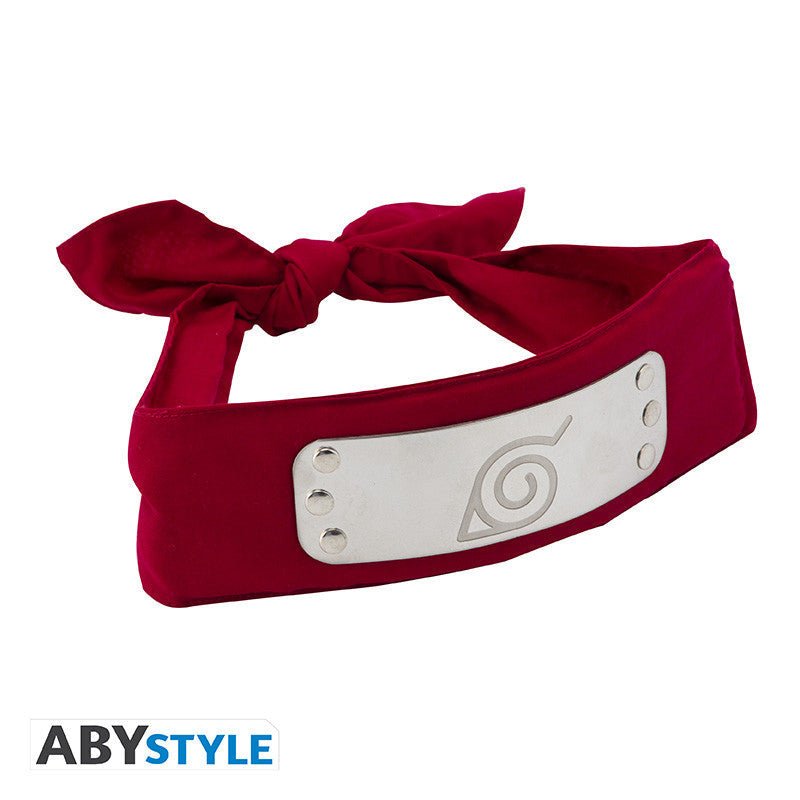 NARUTO SHIPPUDEN Headband Red Konoha Adult size - DelsBricks Toys & CollectiblesHeadbandDelsBricks Toys & CollectiblesSuper Anime Store