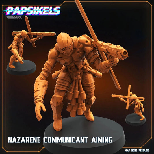 Nazareene Communicant by Papsikels Miniature, 87mm Miniature, 28/32mm Scale, War Gaming, Proxy for Trench Crusade, Table top gaming - DelsBricks Toys & CollectiblesResin Printed MiniatureDelsBricks Toys & CollectiblesMega Diamonds & Schwartzreiter Mini Forge