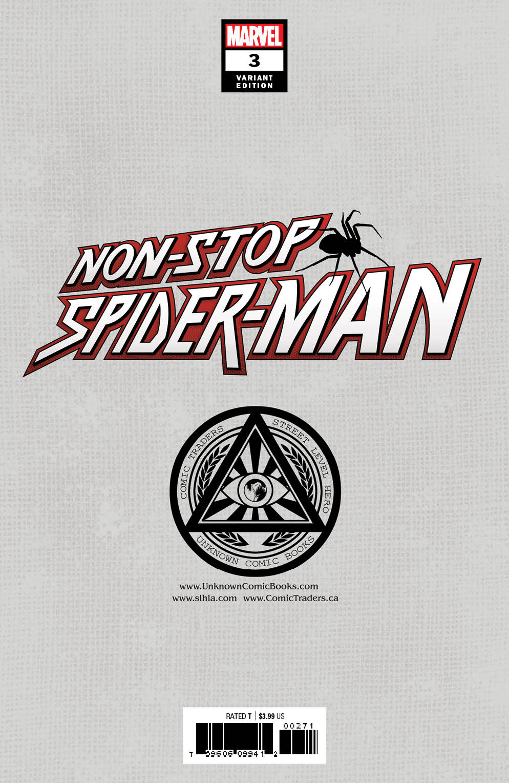 Non - Stop Spider - Man 3 Unknown Comics Gabriele Dell'Otto Exclusive Var (06/02/2021) - DelsBricks Toys & CollectiblesCOMIC BOOK EXCLUSIVEDelsBricks Toys & CollectiblesUnknown Comic Books