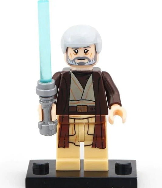 Obi Wan Kenobi Lego Star Wars Minifigures Custom Toys 2 - DelsBricks MinifiguresLego Star Wars MinifiguresDelsBricks MinifiguresDelsbricks.com