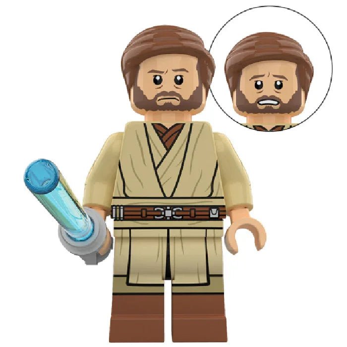 Obi Wan Kenobi Lego Star Wars Minifigures Custom Toys 3 - DelsBricks MinifiguresLego Star Wars MinifiguresDelsBricks MinifiguresDelsbricks.com