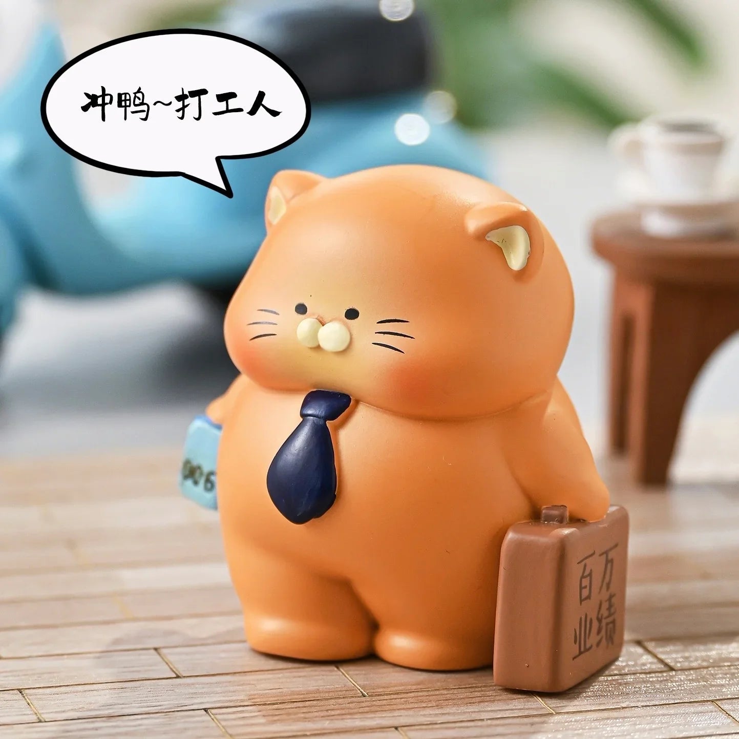 Office Cats Blind Box Figurine - Cute Cat Desk Toy Collection | 1 Random Box - DelsBricks Toys & CollectiblesFigureDelsBricks Toys & CollectiblesSuper Anime Store