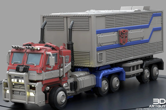 Optimus Prime by 3DArtGuy 28/32mm scale, 50mm or 100mm, Miniature War Gaming Figure, Transformer - DelsBricks Toys & CollectiblesResin Printed MiniatureDelsBricks Toys & CollectiblesMega Diamonds & Schwartzreiter Mini Forge