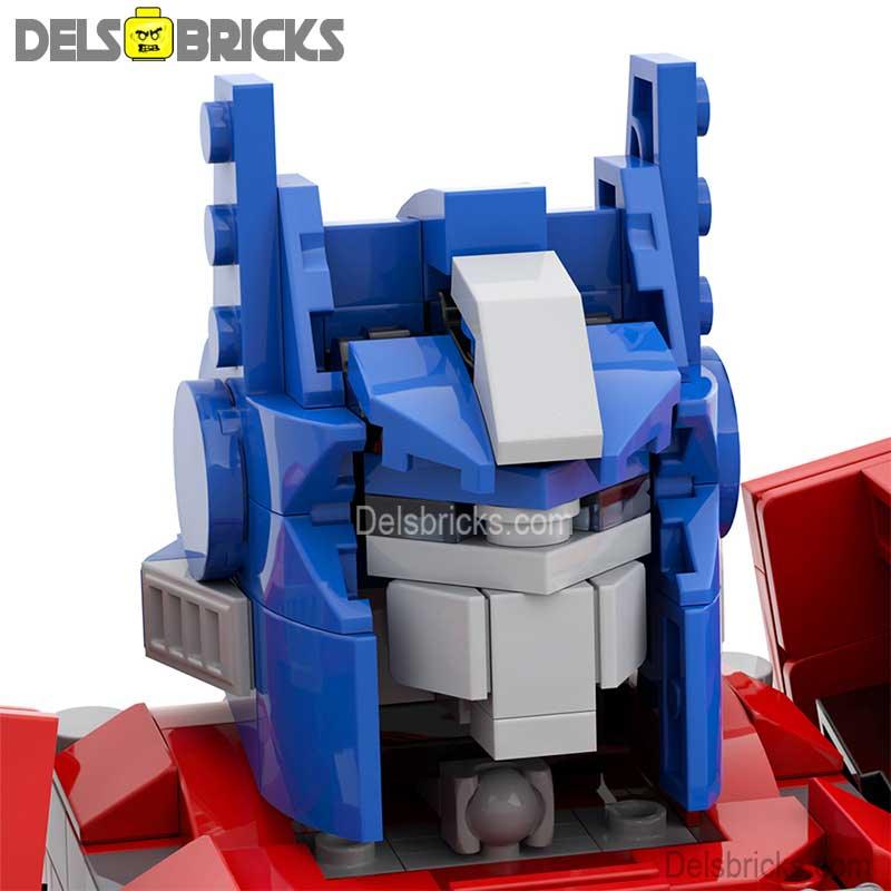 Optimus Prime (large size) Transformers Lego Minifigures custom toys - DelsBricks MinifiguresMinifiguresDelsBricks MinifiguresDelsbricks