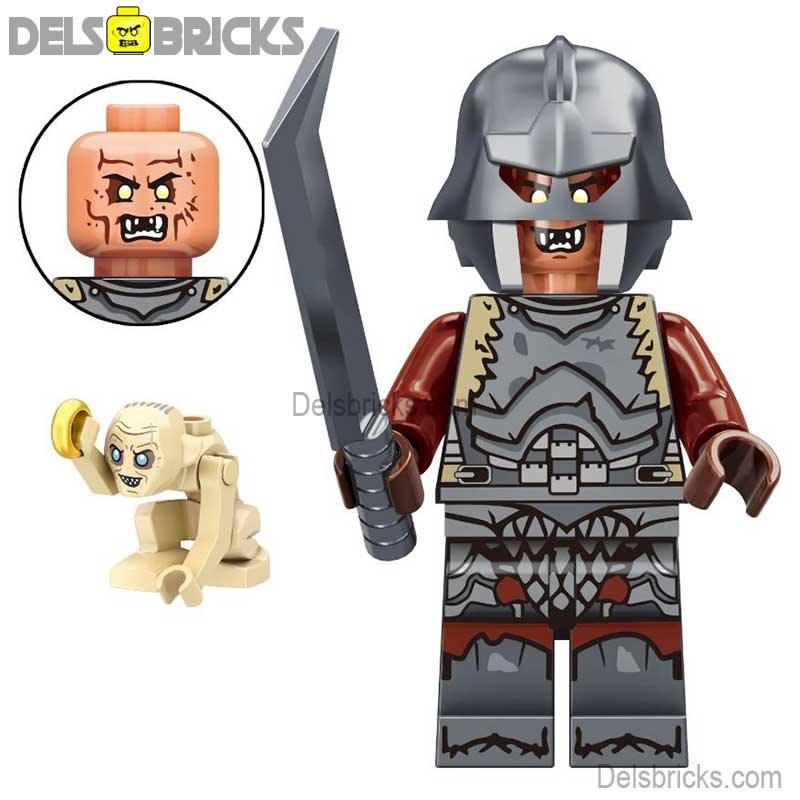 Orcs from Lord of The Rings Lego Minifigures Custom Toys 5 - DelsBricks MinifiguresMinifiguresDelsBricks MinifiguresDelsbricks