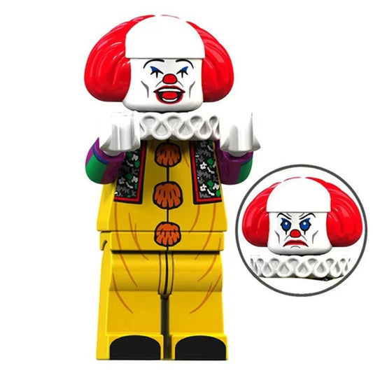 Pennywise Stephen King's IT 1990 Lego Minifigures Custom Horror Toys 2 - DelsBricks MinifiguresLego Horror MinifiguresDelsBricks MinifiguresDelsbricks.com