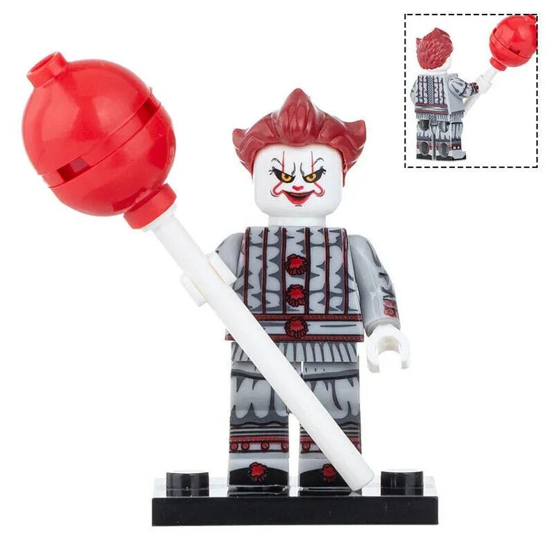 Pennywise Stephen King's IT 2017 Lego Minifigures Custom Horror Toys 1 - DelsBricks MinifiguresLego Horror MinifiguresDelsBricks MinifiguresDelsbricks.com