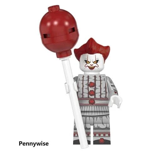 Pennywise Stephen King's IT 2017 Lego Minifigures Custom Horror Toys 1 - DelsBricks MinifiguresLego Horror MinifiguresDelsBricks MinifiguresDelsbricks.com