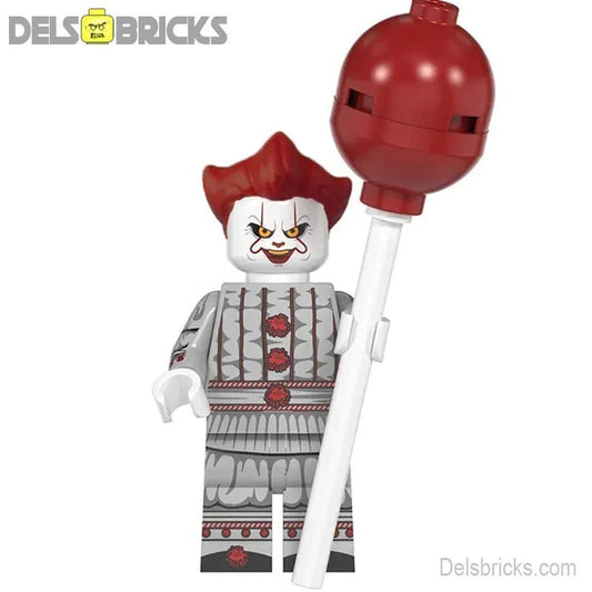 Pennywise Stephen King's IT 2017 Lego Minifigures Custom Horror Toys 1 - DelsBricks MinifiguresLego Horror MinifiguresDelsBricks MinifiguresDelsbricks.com
