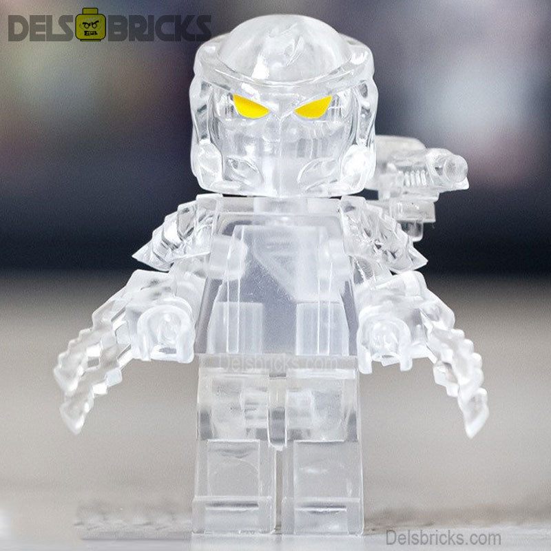 The Predator Transparent 1987 Original Film Version Lego Minifigures Custom Toys