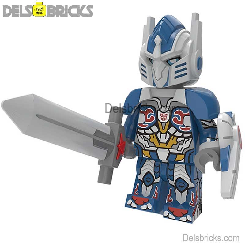 Optimus Prime Knight Transformers Lego Minifigures custom toys - DelsBricks Minifigures