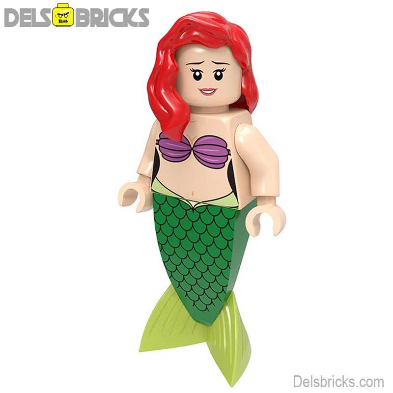 The Little Mermaid Disney Lego Minifigures custom toys - DelsBricks Minifigures