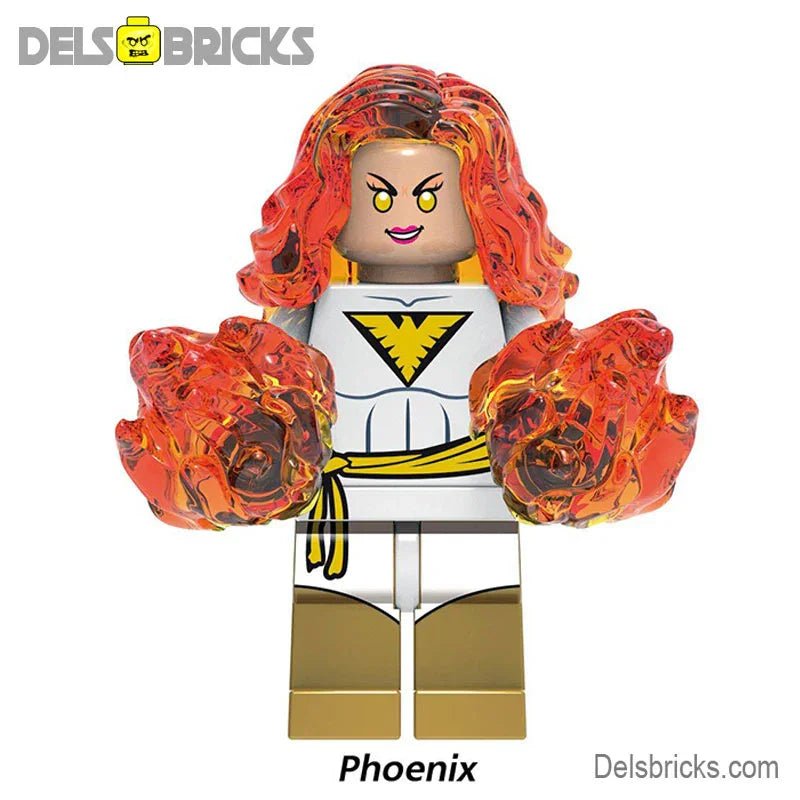 Phoenix X - Men Lego Minifigures Custom Toys - DelsBricks MinifiguresMinifiguresDelsBricks MinifiguresDelsbricks