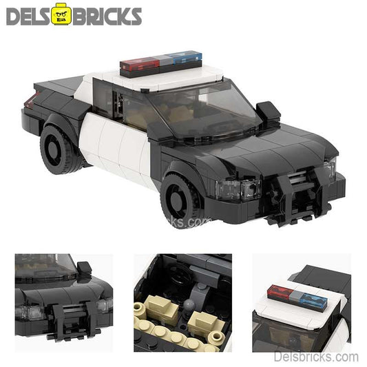 Police Squad Car 293 piece Lego Minifigures Custom Toys - DelsBricks MinifiguresMinifiguresDelsBricks MinifiguresDelsbricks