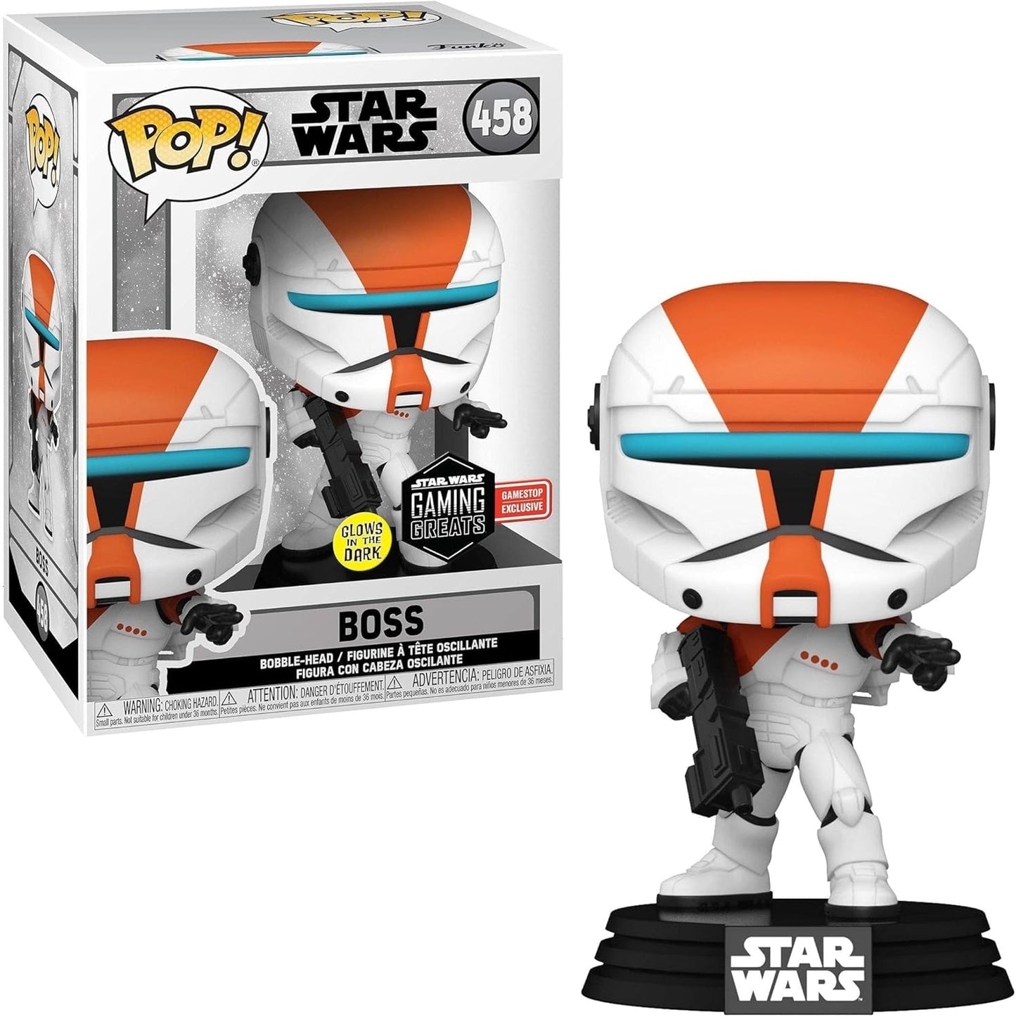 POP! Star Wars: Republic Commando - Boss (Glow) Vinyl Figure - DelsBricks Toys & CollectiblesDelsBricks Toys & CollectiblesRalphie's Funhouse