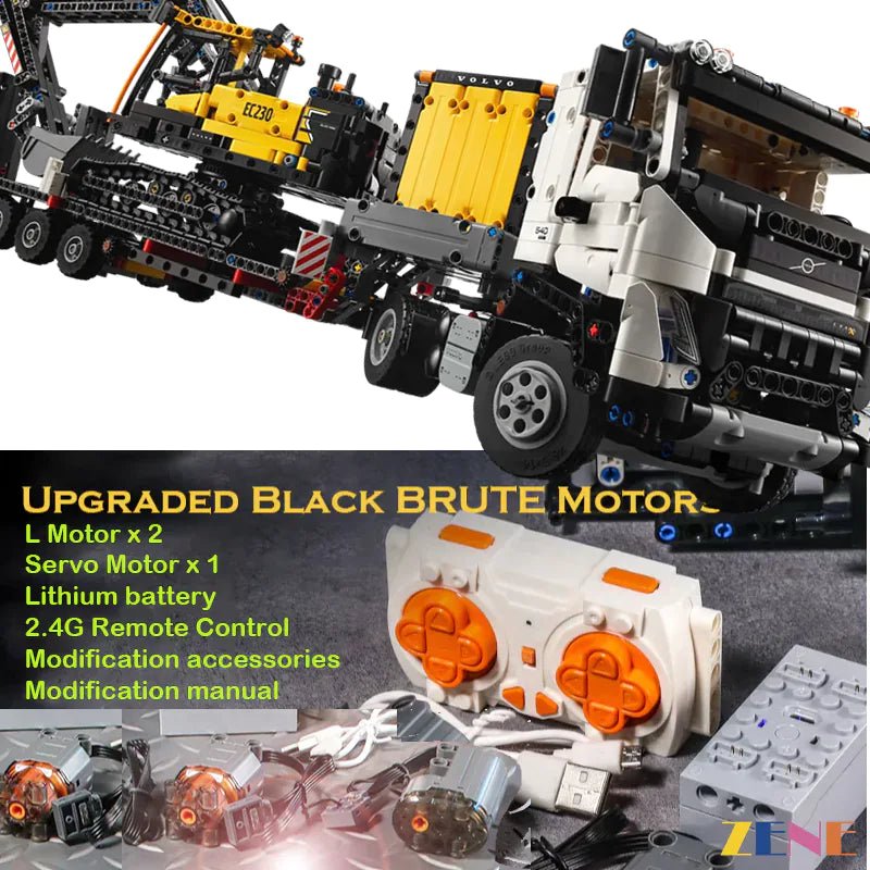 Power Functions Kit for Volvo FMX Truck & EC230 Electric Excavator 42175 Motorized - DelsBricks Toys & CollectiblesLEGO Technic Motorized Power Functions KitDelsBricks Toys & CollectiblesZENE