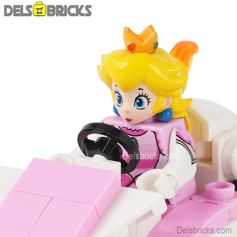 Princess Peach kart Mario Brothers Movie Super Mario Lego Minifigures - DelsBricks MinifiguresMinifiguresDelsBricks MinifiguresDelsbricks