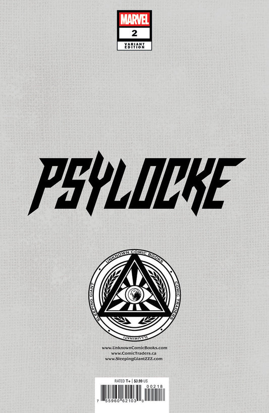 Psylocke 2 Unknown Comics Nathan Szerdy Exclusive Var (12/18/2024) - DelsBricks Toys & CollectiblesCOMIC BOOKDelsBricks Toys & CollectiblesUnknown Comic Books