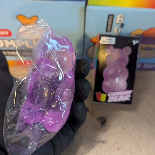 Purple Gummy Bear Squish (Slow - Rising Squish) - DelsBricks Toys & CollectiblesDelsBricks Toys & CollectiblesRalphie's Funhouse