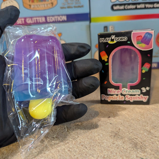 Purple to Blue Ice Cream Popsicle (Gelatin Squish) - DelsBricks Toys & CollectiblesDelsBricks Toys & CollectiblesRalphie's Funhouse