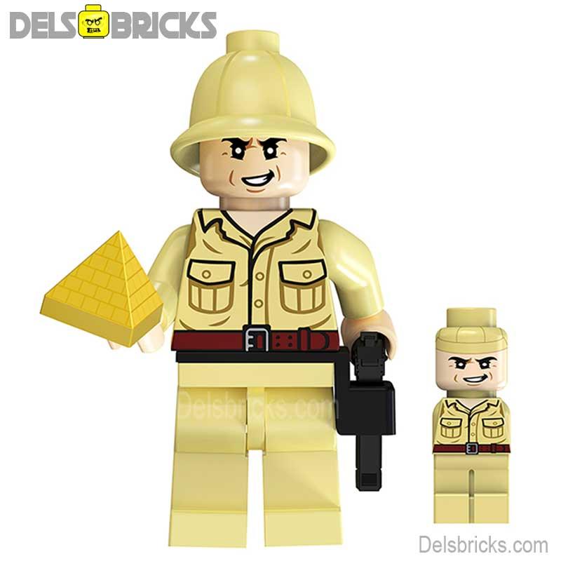 Rene Belloq from Indiana Jones | Lego Minifigures Custom Toys - DelsBricks MinifiguresMinifiguresDelsBricks MinifiguresDelsbricks