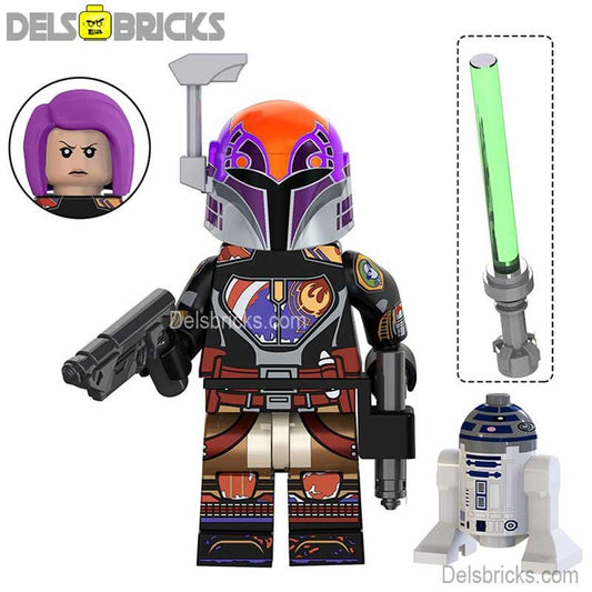 Sabine Wren from Ahsoka Lego Star Wars Minifigures - DelsBricks MinifiguresLego Star Wars MinifiguresDelsBricks MinifiguresDelsbricks.com
