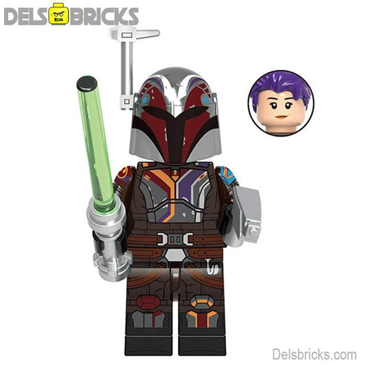 Sabine Wren from Ahsoka (New) Lego Star Wars Custom Minifigures - DelsBricks MinifiguresLego Star Wars MinifiguresDelsBricks MinifiguresDelsbricks.com
