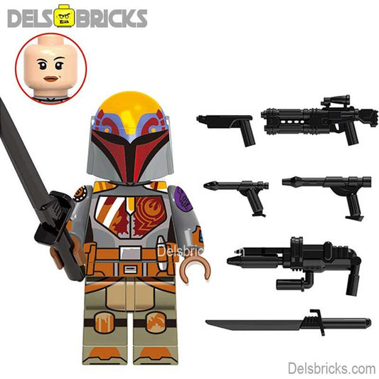 Sabine Wren SW Rebels & Ahsoka Lego Star Wars Minifigures - DelsBricks MinifiguresLego Star Wars MinifiguresDelsBricks MinifiguresDelsbricks.com