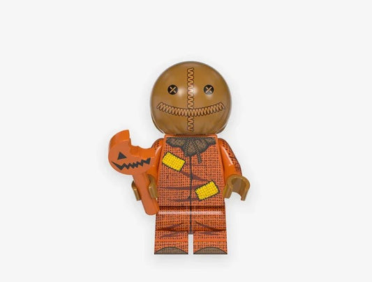 Sam Hain Trick r Treat Lego Minifigures Custom Horror Toys - DelsBricks MinifiguresLego Horror MinifiguresDelsBricks MinifiguresDelsbricks.com