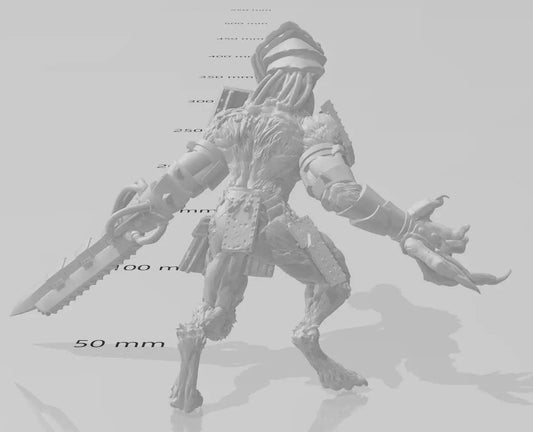 Sampaloc War Wolf by Papsikels Miniature, 60mm Miniature, 32mm Heroic Scale, War Gaming, Proxy, Trench Crusade, Tabletop gaming - DelsBricks Toys & CollectiblesResin Printed MiniatureDelsBricks Toys & CollectiblesMega Diamonds & Schwartzreiter Mini Forge