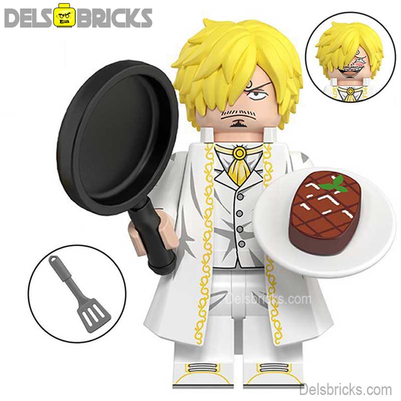 Sanji from One Piece Lego Anime Minifigures Custom Toys 4 - DelsBricks MinifiguresMinifiguresDelsBricks MinifiguresDelsbricks