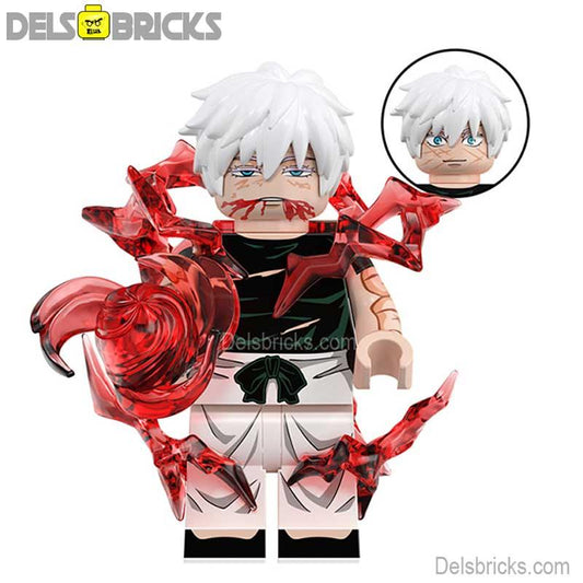 satoru Gojo Jujutsu kaisen Lego Anime Minifigures Custom Toys 1 - DelsBricks MinifiguresMinifiguresDelsBricks MinifiguresDelsbricks