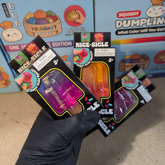 Set of Three Wannabe Nice - Sicle (Gelatin Squish) - DelsBricks Toys & CollectiblesDelsBricks Toys & CollectiblesRalphie's Funhouse