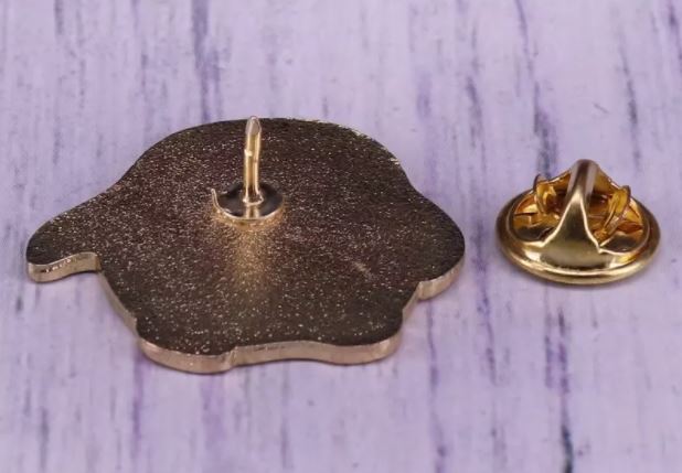 Cute Duck with Knife Meme Enamel Pins Near MeDelsbricks.com