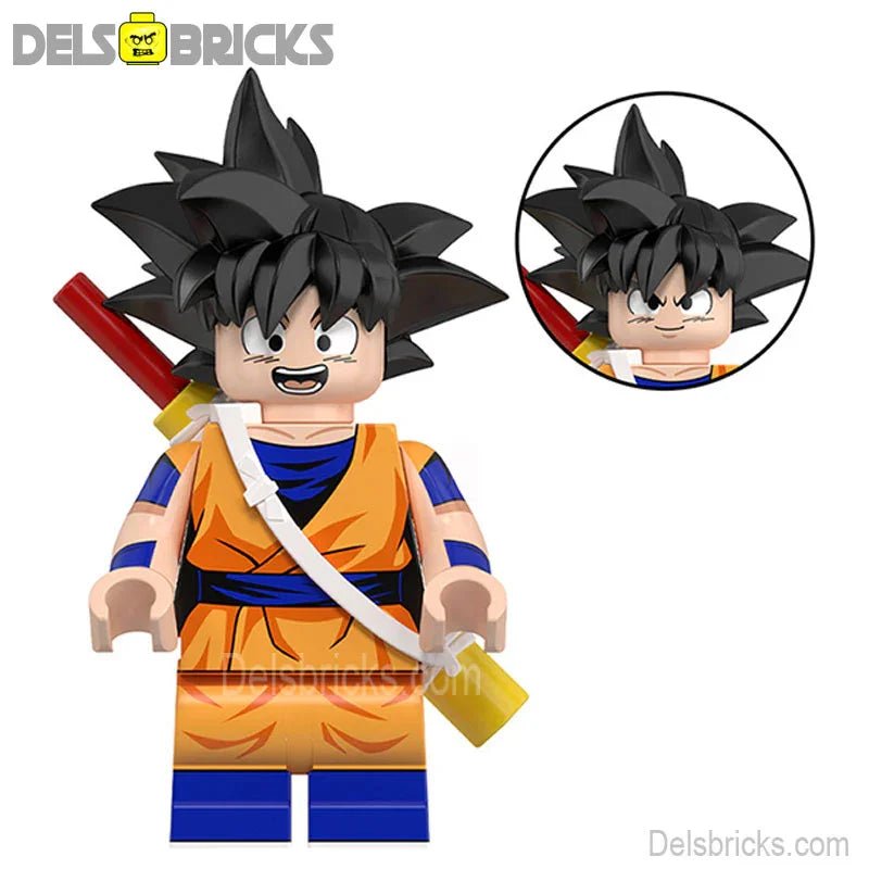 Son Goku Dragon Ball Z Super Lego Minifigures Best Custom Anime Toys - DelsBricks MinifiguresMinifiguresDelsBricks MinifiguresDelsbricks