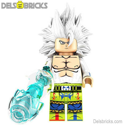 Son Goku Super Saiyan 4 white Hair & tail Dragon Ball Z - DelsBricks MinifiguresMinifiguresDelsBricks MinifiguresDelsbricks