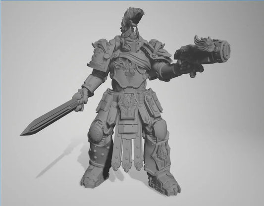 Space Smurf by 3DArtGuy 28/32mm scale, 50mm or 100mm, Miniature War Gaming Figure, Grim Dark, Proxy, Ultra, Marine, Smurf, XIII - DelsBricks Toys & CollectiblesResin Printed MiniatureDelsBricks Toys & CollectiblesMega Diamonds & Schwartzreiter Mini Forge