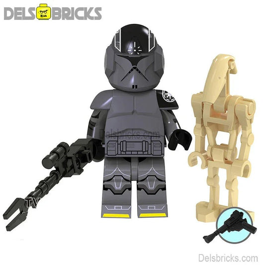 Spark Clone Trooper & Droid Star Wars Lego Minifigures Custom Toys - DelsBricks MinifiguresLego Star Wars MinifiguresDelsBricks MinifiguresDelsbricks.com