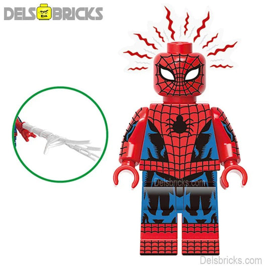 Spider - Man 1962 Marvel Lego Minifigures Custom Toys - DelsBricks MinifiguresSpiderman Lego MinifiguresDelsBricks MinifiguresDelsbricks.com